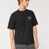 Boxy Heavyweight Stake F1 Team Kick Sauber Graphic Tee
