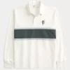 Boxy Heavyweight Tasmanian Devil Graphic Rugby Polo Boxy Heavyweight Tasmanian Devil Graphic Rugby Polo
