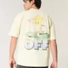 Boxy Heavyweight Tweety Golf Grafisk T-shirt Boxy Heavyweight Tweety Golf Grafisk T-shirt