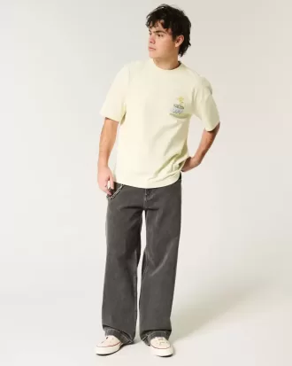 Boxy Heavyweight Tweety Golf Grafisk T-shirt