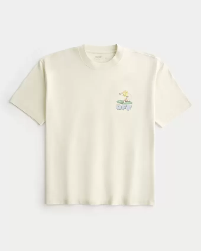 Boxy Heavyweight Tweety Golf Grafisk T-shirt Boxy Heavyweight Tweety Golf Grafisk T-shirt