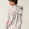 Boxy Honda Racing Graphic Zip-Up Hoodie Boxy Honda Racing Graphic Zip-Up Hoodie