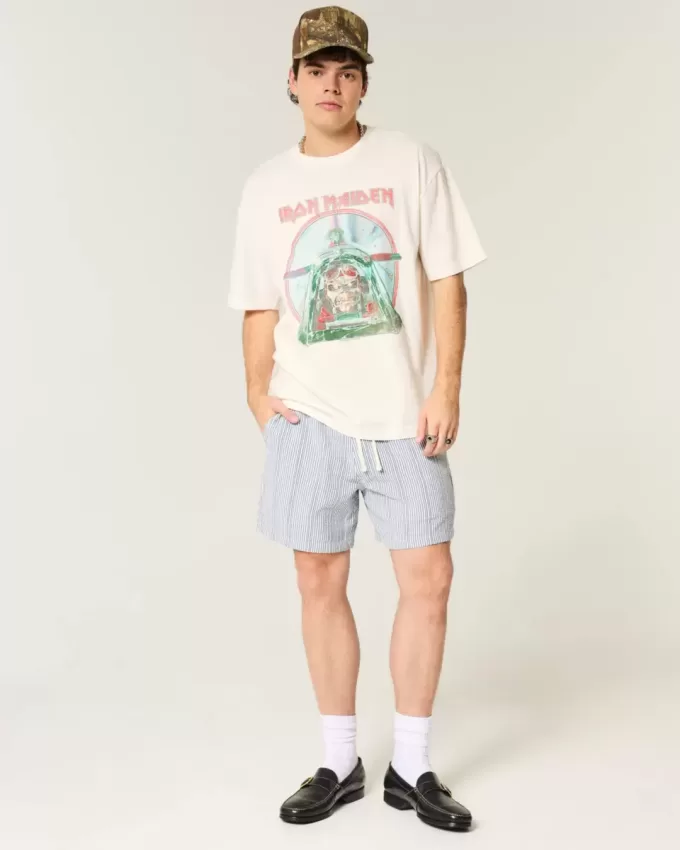 Boxy Iron Maiden grafisk t-shirt Boxy Iron Maiden grafisk t-shirt
