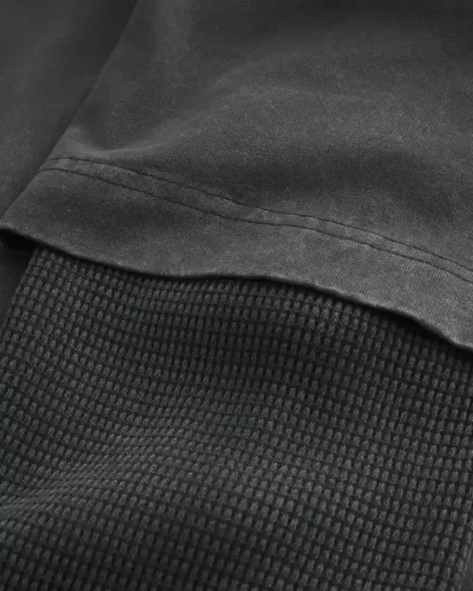 Boxy Layered Thermal Tokyo grafisk skjorta Boxy Layered Thermal Tokyo grafisk skjorta