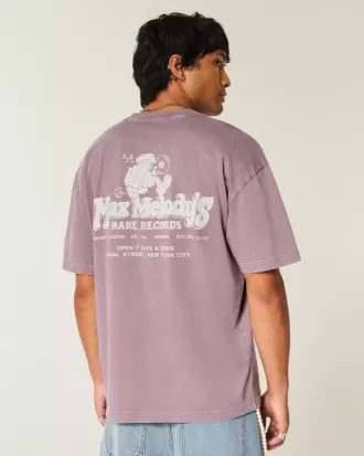 Boxy Max Melodys grafiska t-shirt