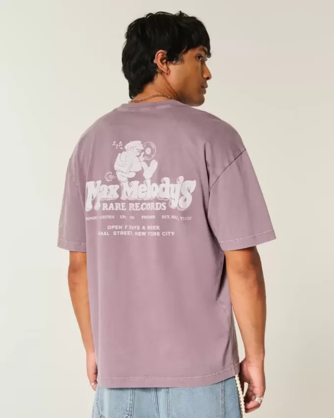 Boxy Max Melodys grafiska t-shirt Boxy Max Melodys grafiska t-shirt