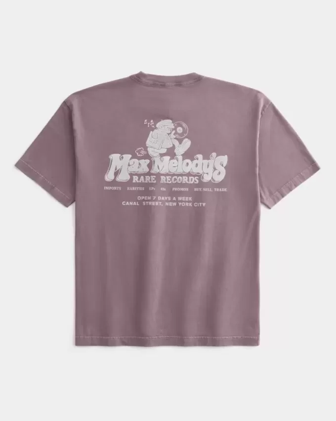 Boxy Max Melodys grafiska t-shirt Boxy Max Melodys grafiska t-shirt