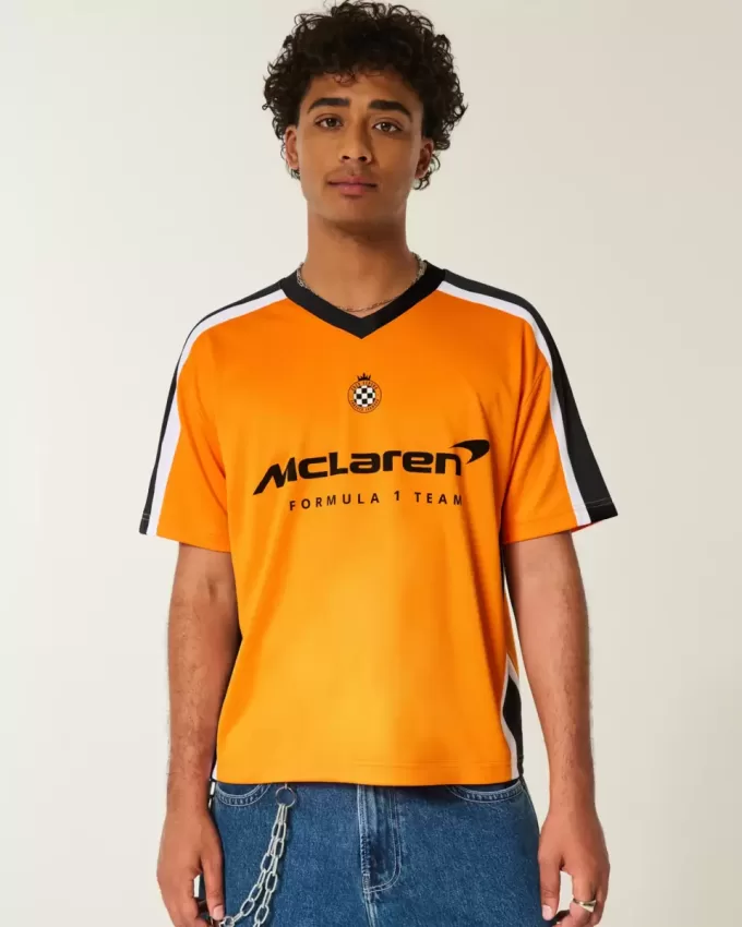 Boxy McLaren grafisk fotbollströja Boxy McLaren grafisk fotbollströja