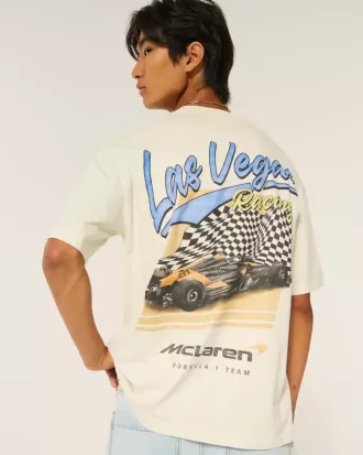 Boxy McLaren grafisk t-shirt
