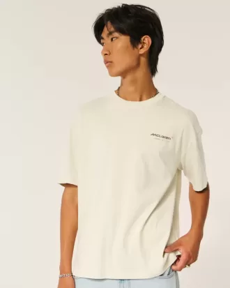 Boxy McLaren grafisk t-shirt