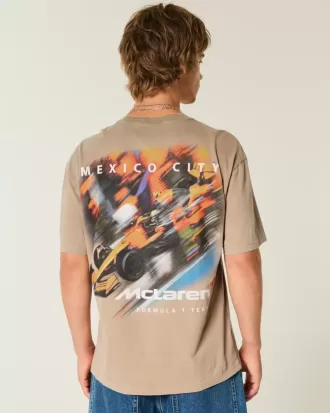 Boxy McLaren grafisk t-shirt