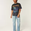 Boxy Megadeth Tour grafisk t-shirt Boxy Megadeth Tour grafisk t-shirt