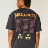 Boxy Megadeth Tour grafisk t-shirt Boxy Megadeth Tour grafisk t-shirt