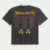 Boxy Megadeth Tour grafisk t-shirt Boxy Megadeth Tour grafisk t-shirt