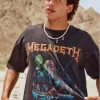 Boxy Megadeth Tour grafisk t-shirt Boxy Megadeth Tour grafisk t-shirt