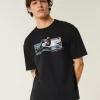 Boxy Montego Bay grafisk t-shirt Boxy Montego Bay grafisk t-shirt
