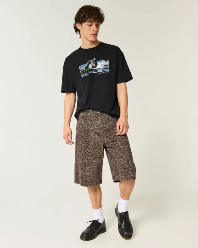Boxy Montego Bay grafisk t-shirt Boxy Montego Bay grafisk t-shirt