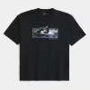 Boxy Montego Bay grafisk t-shirt Boxy Montego Bay grafisk t-shirt