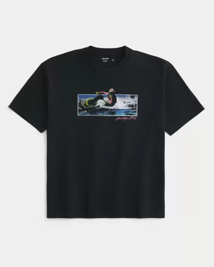 Boxy Montego Bay grafisk t-shirt Boxy Montego Bay grafisk t-shirt