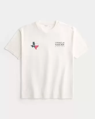 Boxy Oracle Red Bull Racing grafisk t-shirt