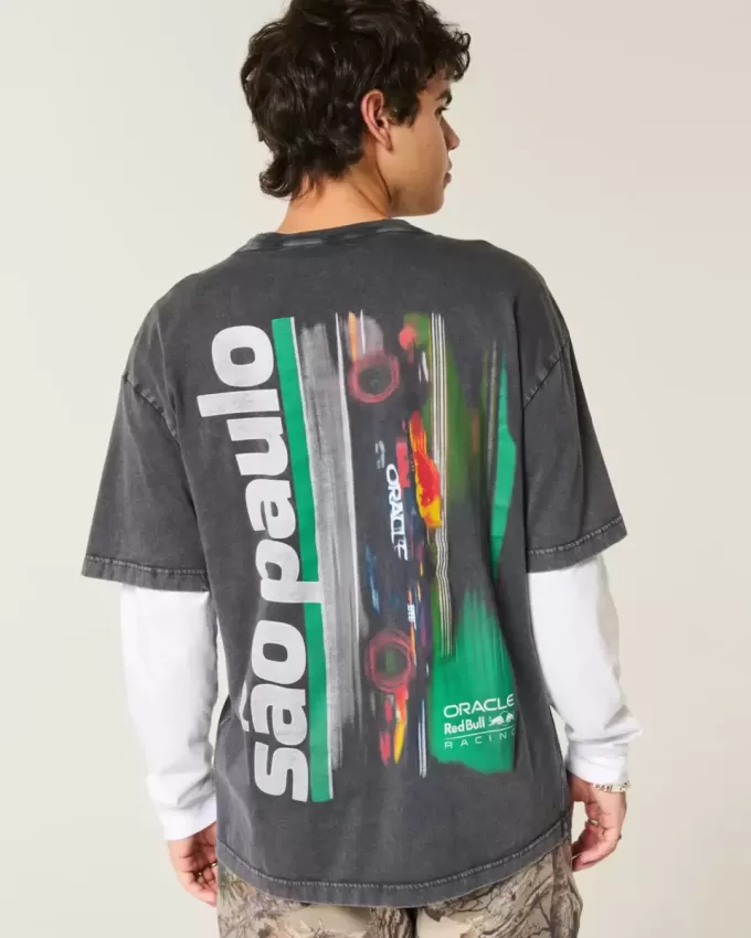 Boxy Oracle Red Bull Racing grafisk t-shirt Boxy Oracle Red Bull Racing grafisk t-shirt