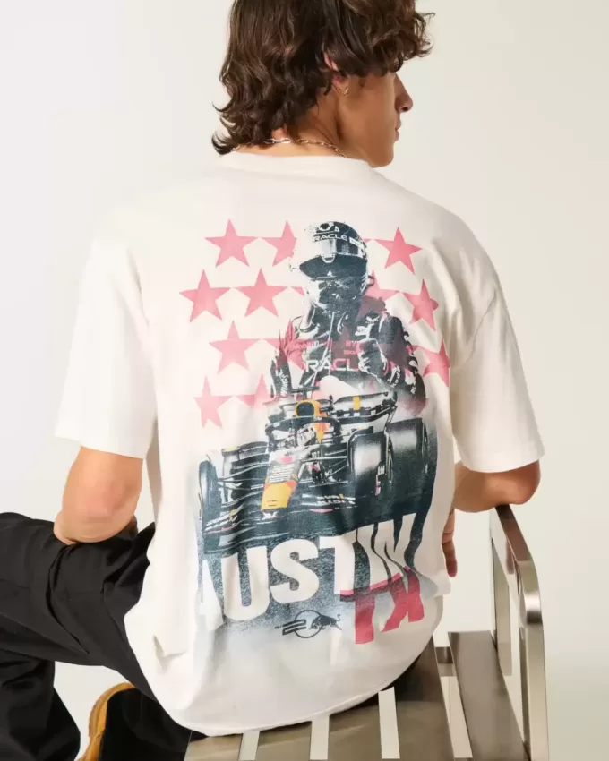 Boxy Oracle Red Bull Racing grafisk t-shirt Boxy Oracle Red Bull Racing grafisk t-shirt
