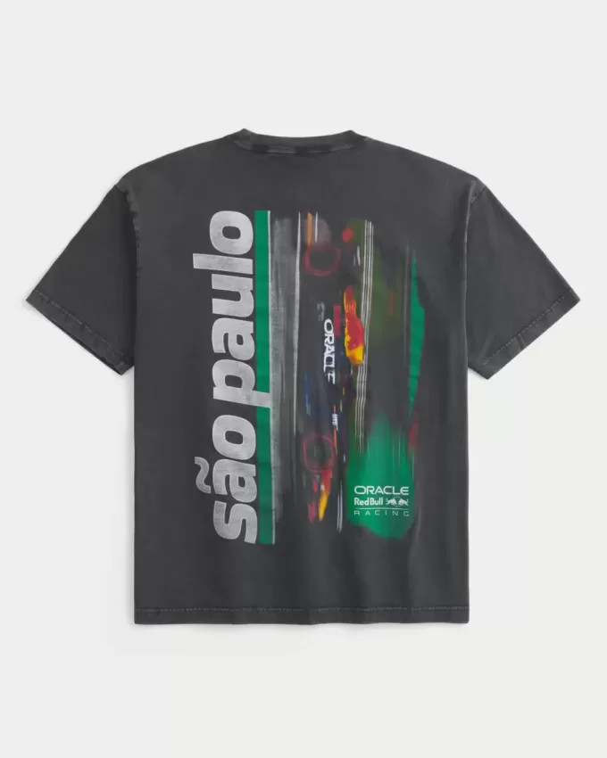 Boxy Oracle Red Bull Racing grafisk t-shirt Boxy Oracle Red Bull Racing grafisk t-shirt