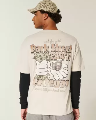 Boxy Park Street Pawn Grafisk Tee