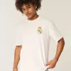 Boxy Real Madrid CF Grafisk T-shirt Boxy Real Madrid CF Grafisk T-shirt