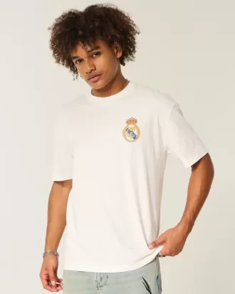 Boxy Real Madrid CF Grafisk T-shirt