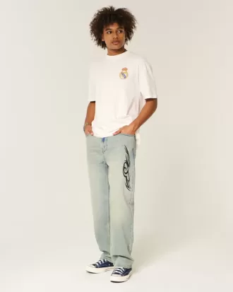 Boxy Real Madrid CF Grafisk T-shirt