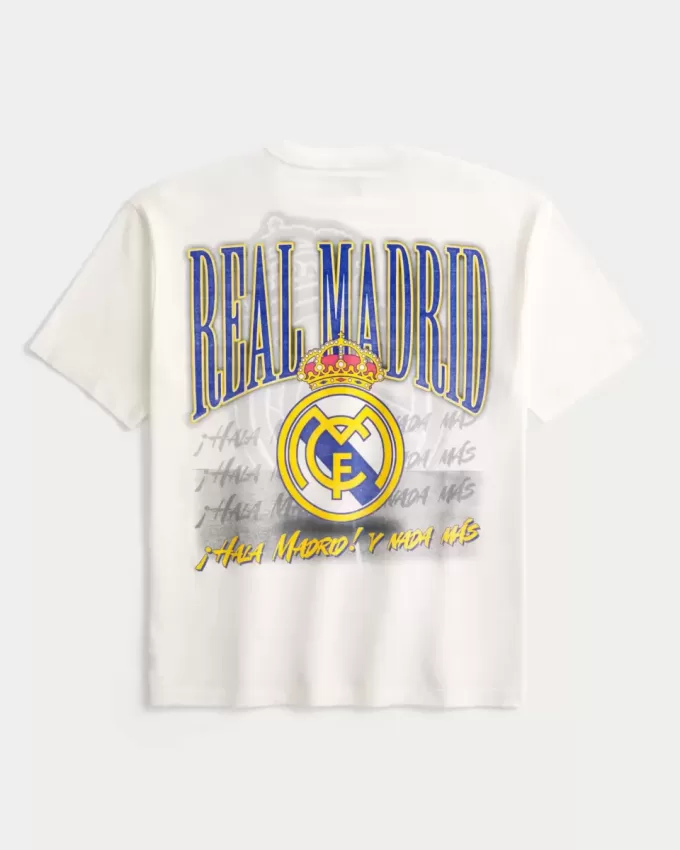 Boxy Real Madrid CF Grafisk T-shirt Boxy Real Madrid CF Grafisk T-shirt