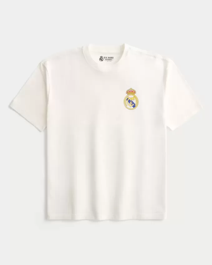 Boxy Real Madrid CF Grafisk T-shirt Boxy Real Madrid CF Grafisk T-shirt