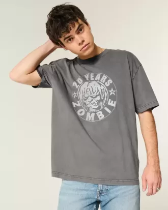 Boxy Rob Zombie Grafisk Tee