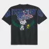 Boxy Snoopy USA grafisk t-shirt Boxy Snoopy USA grafisk t-shirt