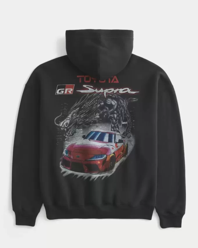 Boxy Toyota Supra Graphic hoodie Boxy Toyota Supra Graphic hoodie