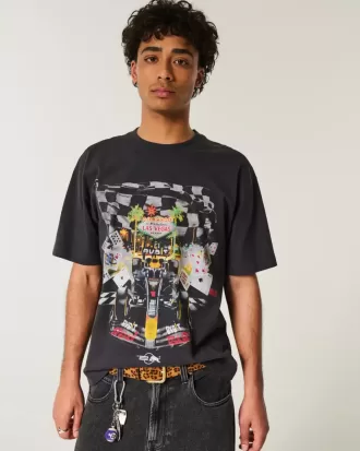 Boxy tungvikts Oracle Red Bull Racing grafisk t-shirt