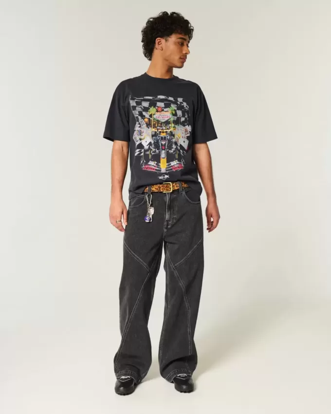 Boxy tungvikts Oracle Red Bull Racing grafisk t-shirt Boxy tungvikts Oracle Red Bull Racing grafisk t-shirt