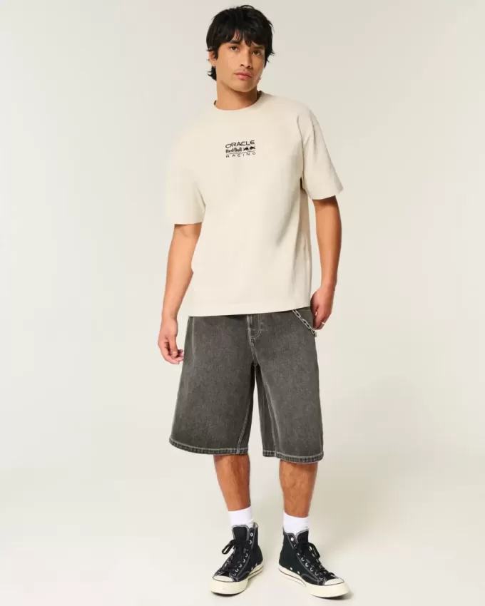 Boxy tungvikts Oracle Red Bull Racing grafisk t-shirt Boxy tungvikts Oracle Red Bull Racing grafisk t-shirt