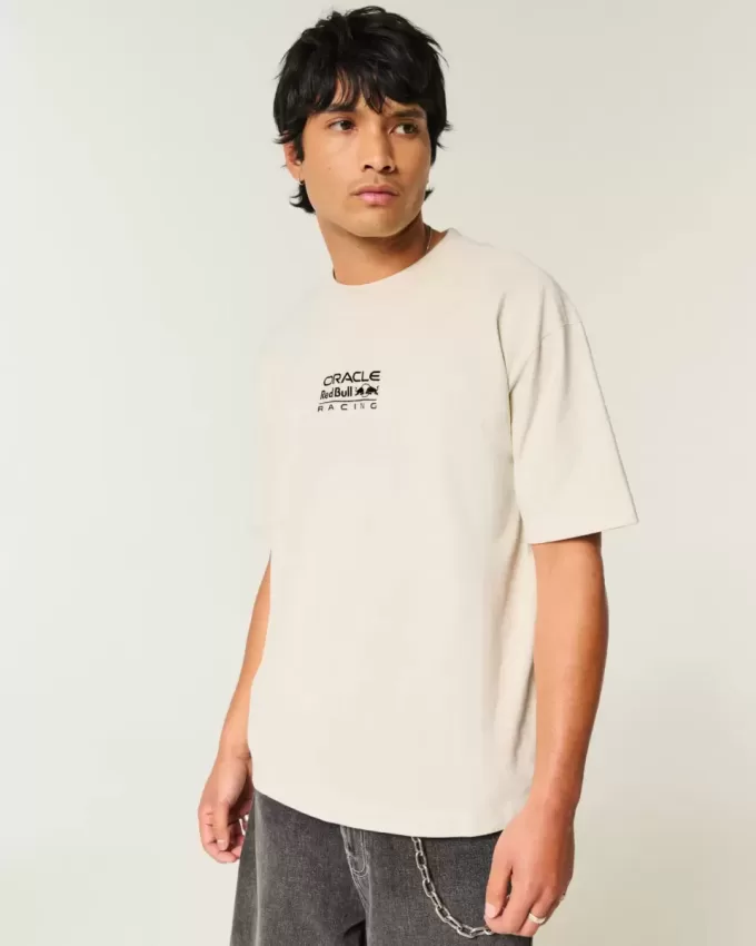 Boxy tungvikts Oracle Red Bull Racing grafisk t-shirt Boxy tungvikts Oracle Red Bull Racing grafisk t-shirt