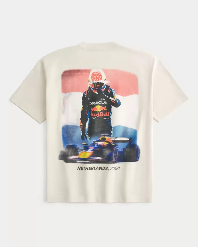 Boxy tungvikts Oracle Red Bull Racing grafisk t-shirt Boxy tungvikts Oracle Red Bull Racing grafisk t-shirt