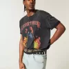 Boxy Undertaker grafisk t-shirt Boxy Undertaker grafisk t-shirt