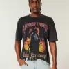 Boxy Undertaker grafisk t-shirt Boxy Undertaker grafisk t-shirt