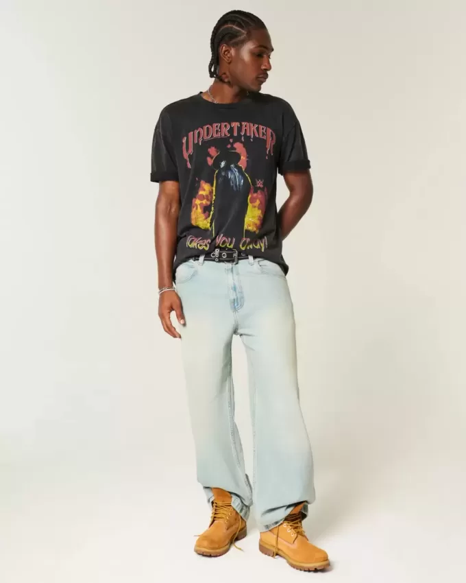Boxy Undertaker grafisk t-shirt Boxy Undertaker grafisk t-shirt