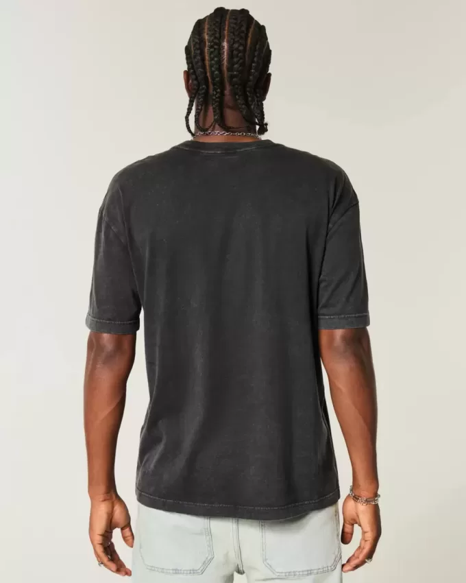 Boxy Undertaker grafisk t-shirt Boxy Undertaker grafisk t-shirt