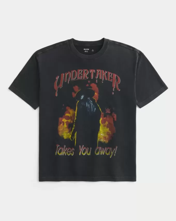Boxy Undertaker grafisk t-shirt Boxy Undertaker grafisk t-shirt