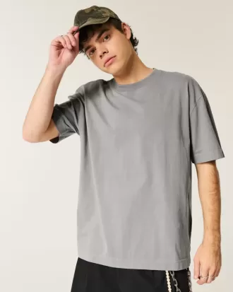 Boxy Washed Heavyweight Crew T-shirt Boxy Washed Heavyweight Crew T-shirt
