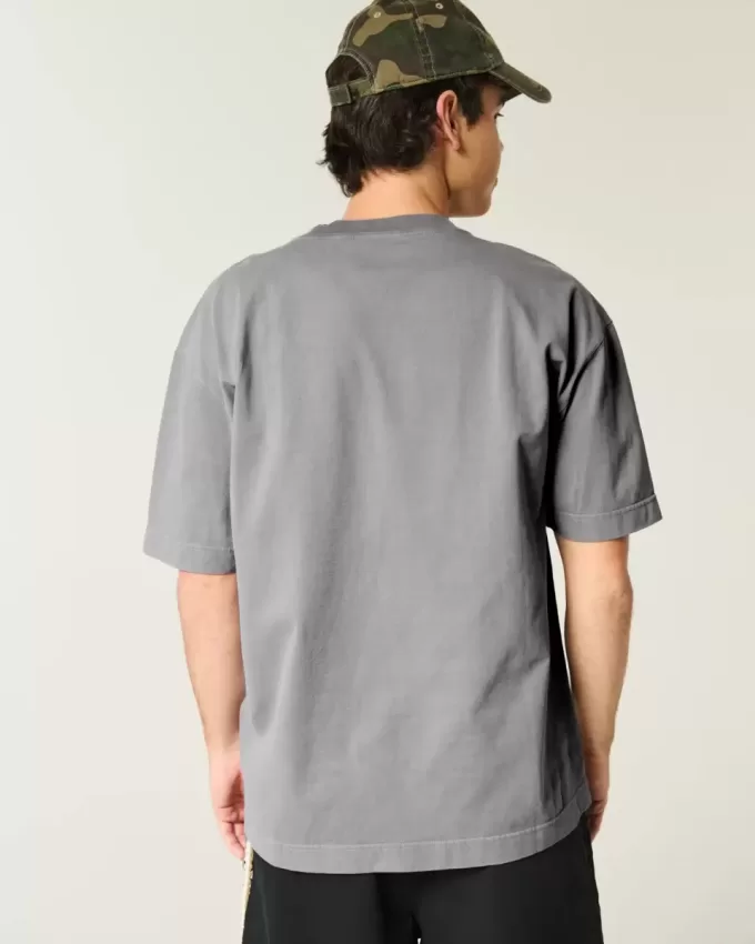 Boxy Washed Heavyweight Crew T-shirt Boxy Washed Heavyweight Crew T-shirt