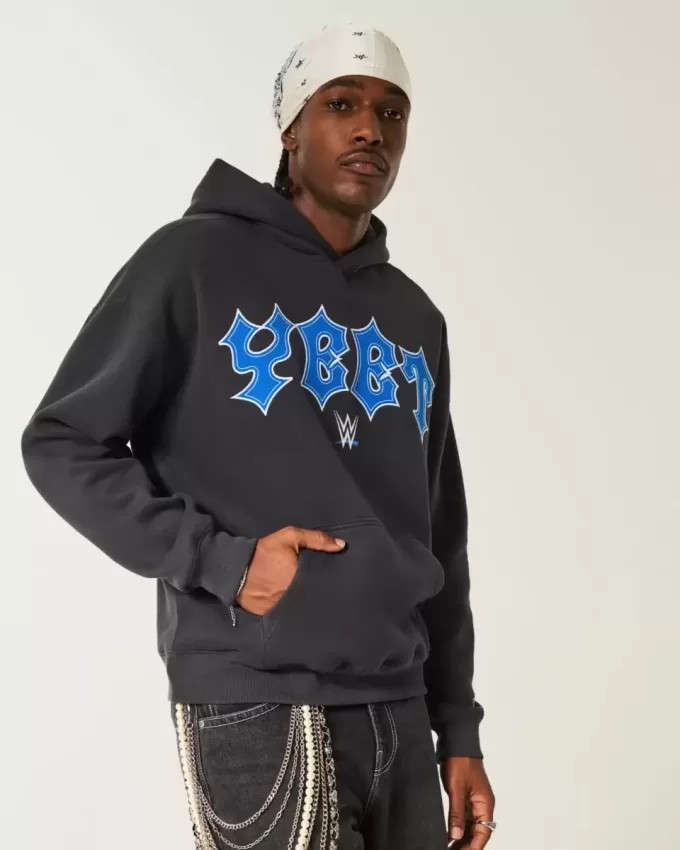Boxy Yeet grafisk hoodie Boxy Yeet grafisk hoodie
