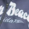 Boxy Zip-Up Palm Beach grafisk tröja Boxy Zip-Up Palm Beach grafisk tröja